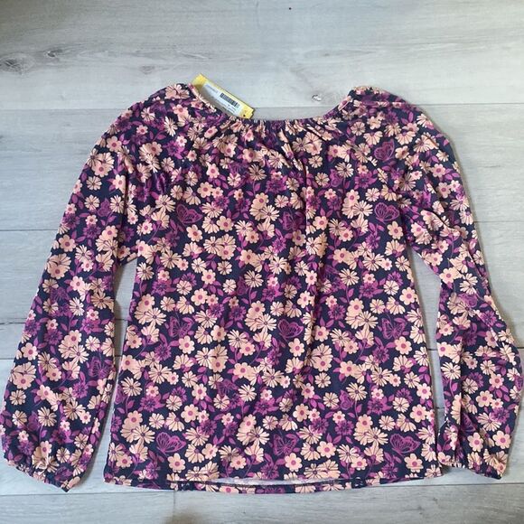 Sunset West Kendall Crochet Detail Top Navy XL NWT Stitch Fix‎ - Picture 5 of 5